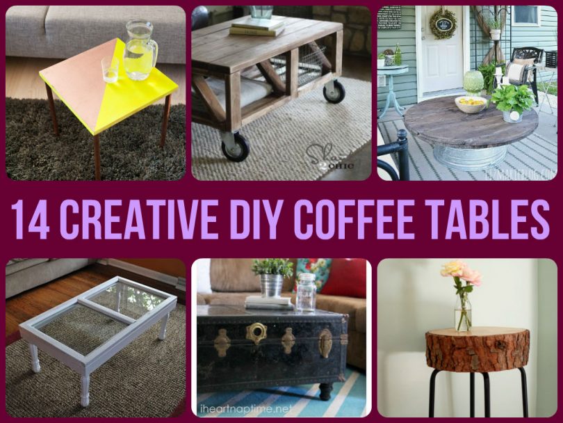 Cool DIY Coffee Tables - DIYCraftsGuru