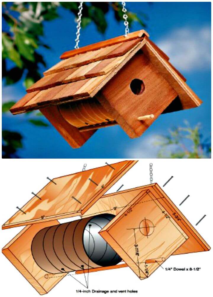 Easy And Cool DIY Birdhouse Ideas DIYCraftsGuru