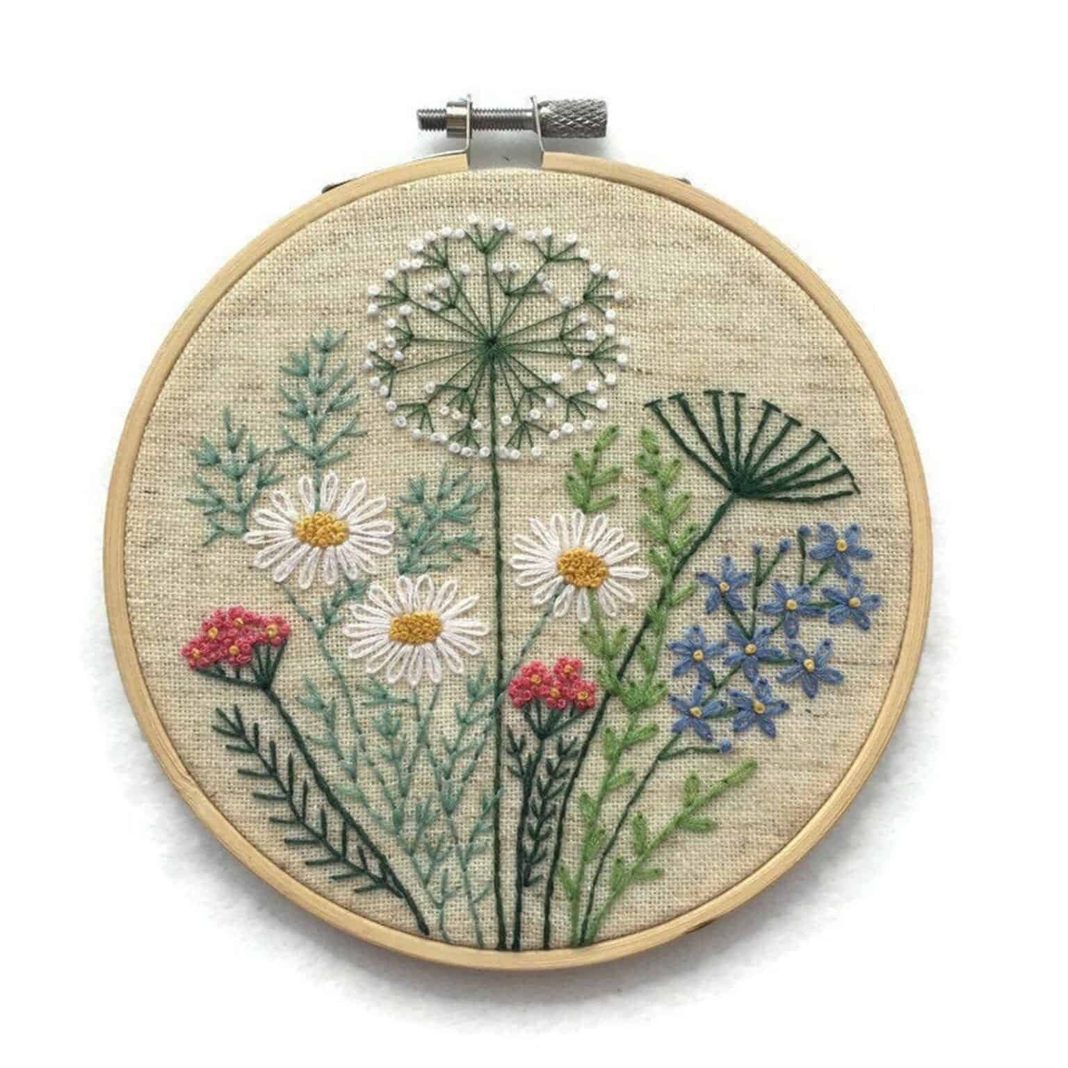 13 Awesome Flower Embroidery Patterns - DIYCraftsGuru